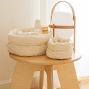 Lorena Canals Set de Dos Cestas Acolchadas - Natural