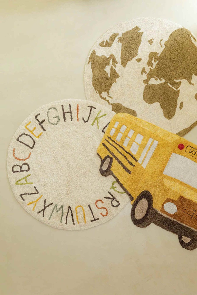Alfombra Rugcycled World Map