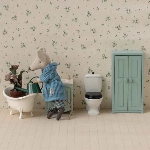 Maileg Watering Can - Mouse - Dark green