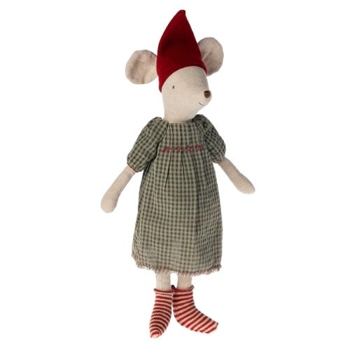Maileg Christmas Mouse Medium - Girl