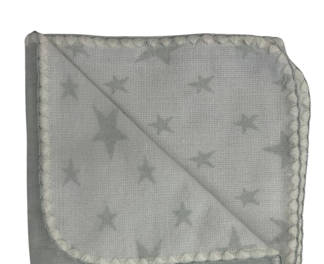Cobija Estrellas Gris Claro