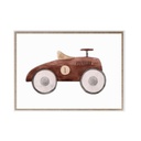 Cuadro Carro Vintage - Café